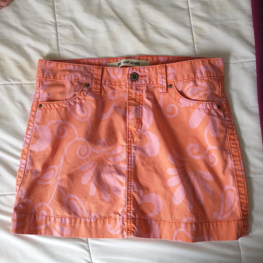 Funky Patterned Mini Skirt